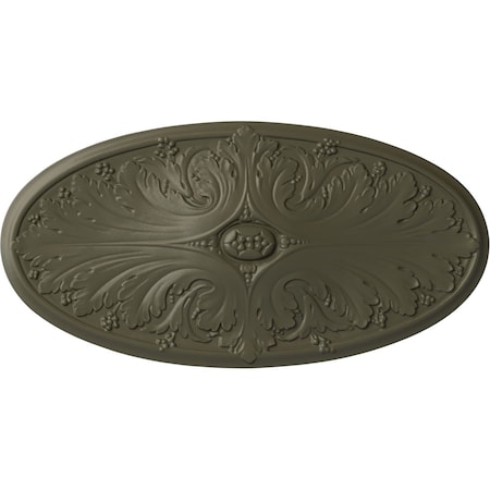 Ekena Millwork Madrid Ceiling Medallion, Hand-Painted Witch Hazel, 24 3/4"W x 12 1/2"H x 1 3/4"P CM24X12MAWHF